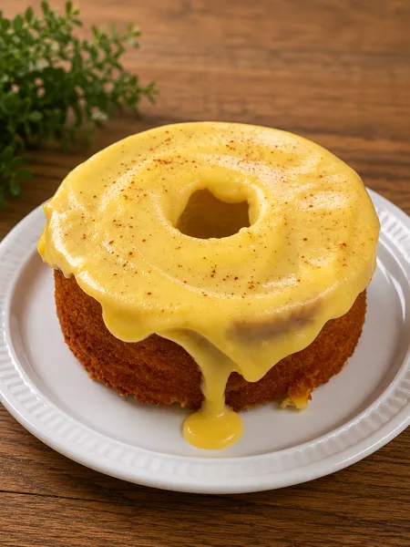 とうもろこしケーキ 〜クラウクリームがけ〜